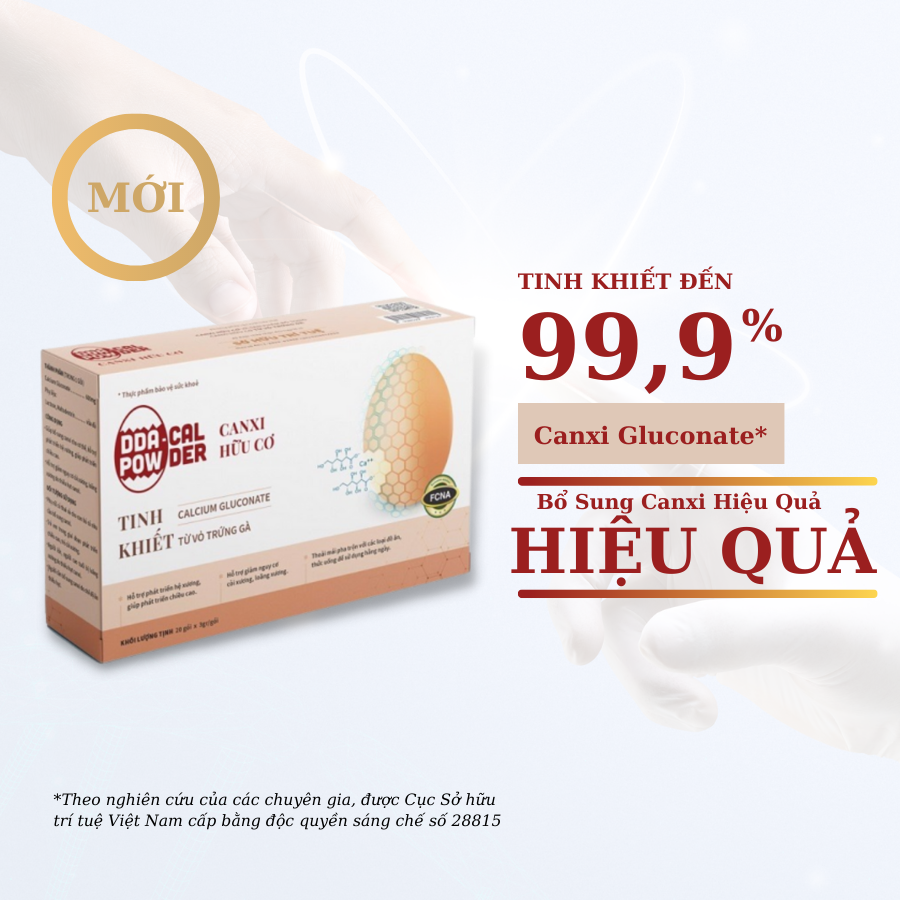 Thực phẩm bảo vệ sức khỏe DDA-CAL POWDER (Canxi hữu cơ DDA) view 2